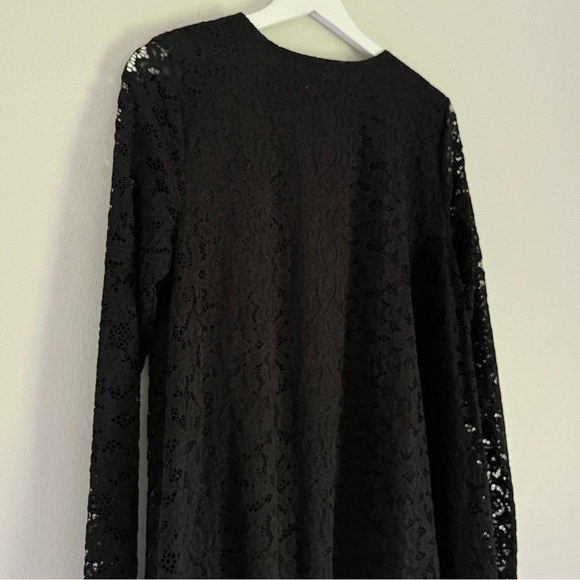NWT Show Me Your MuMu Women’s Lace Tyler Tunic Mini Dress Black Size Small - Picture 7 of 11